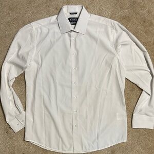 Chaps Men's White Long-Sleeve Dress Shirt